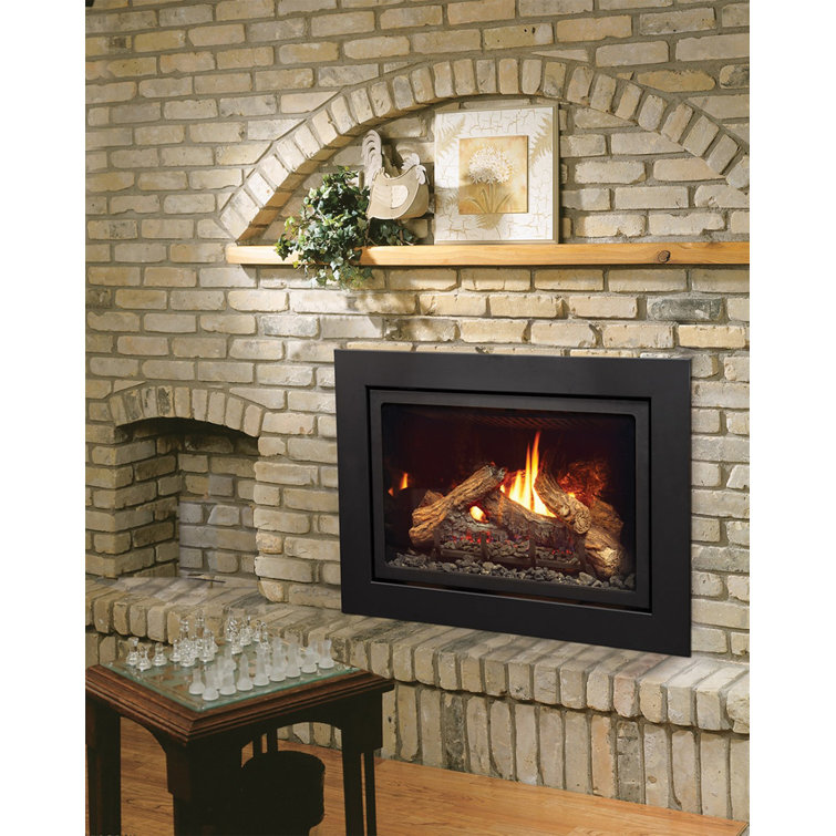 Kingsman Fireplaces Direct Vent Natural Gas/Propane Fireplace Insert